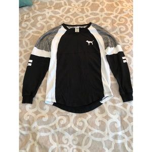 Black and grey PINK Victoria’s Secret long sleeve